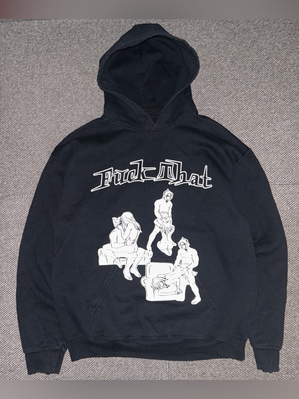 Rare FTP Obscure Sex Black Pullover Hoodie
